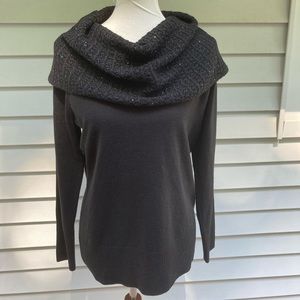 NY & Company sweater cowl neck holiday